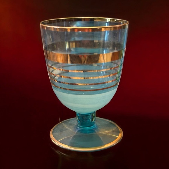 ✨ MCM Bohemian Turquoise Decanter Set – Vintage Elegance for Your Home Bar! ✨ - Picture 5 of 10